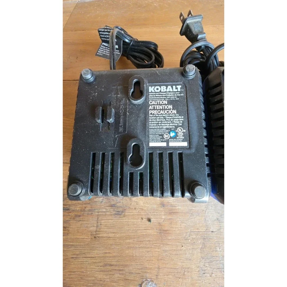Set of 2 Kobalt 24v Charging Stations
